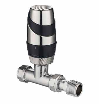 Terrier Decor Straight Thermostatic Radiator Valve - TRV - Francis Pegler