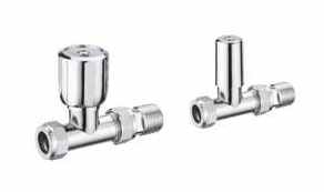 Terrier Straight Wheelhead Radiator Valve - Set - Francis Pegler
