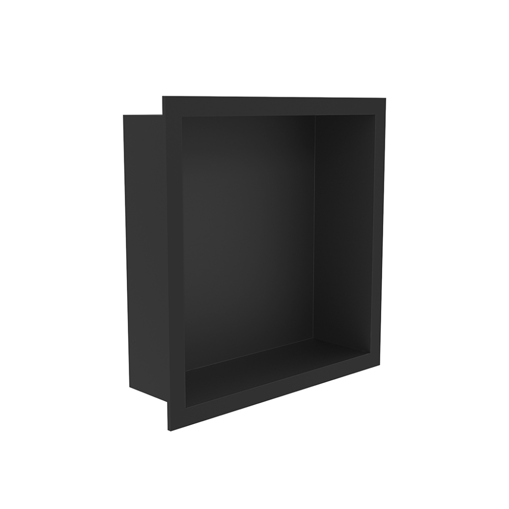 Gio Shower Niche Insert Black 300 x 300mm
