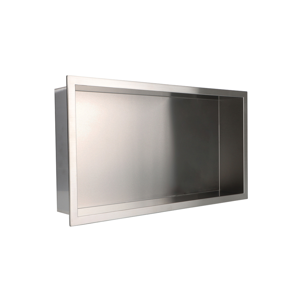 Gio Shower Niche Insert Stainless Steel 300 x 600mm