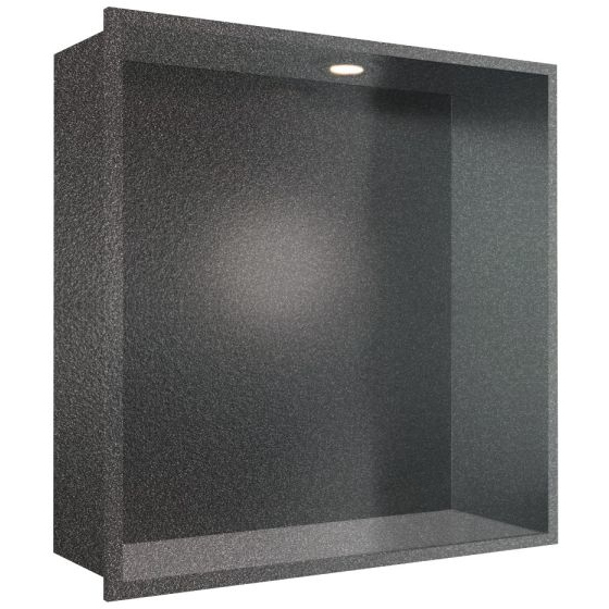 Genesis KBNV 300mm Dark Granite Kitchen & Bathroom Niche with LED