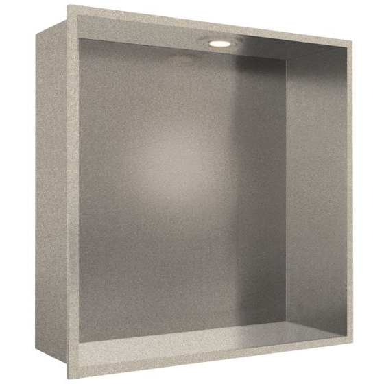 Genesis KBNV 300mm Earth Stone Kitchen & Bathroom Niche with LED