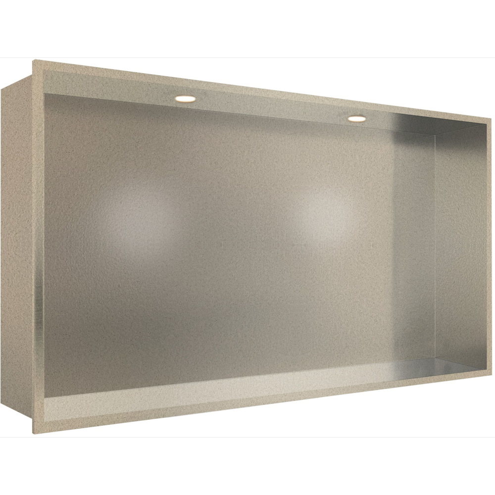 Genesis KBNV 600mm Sand Stone Kitchen & Bathroom Niche with LED