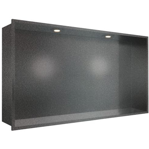 Genesis KBNV 600mm Dark Granite Kitchen & Bathroom Niche with LED