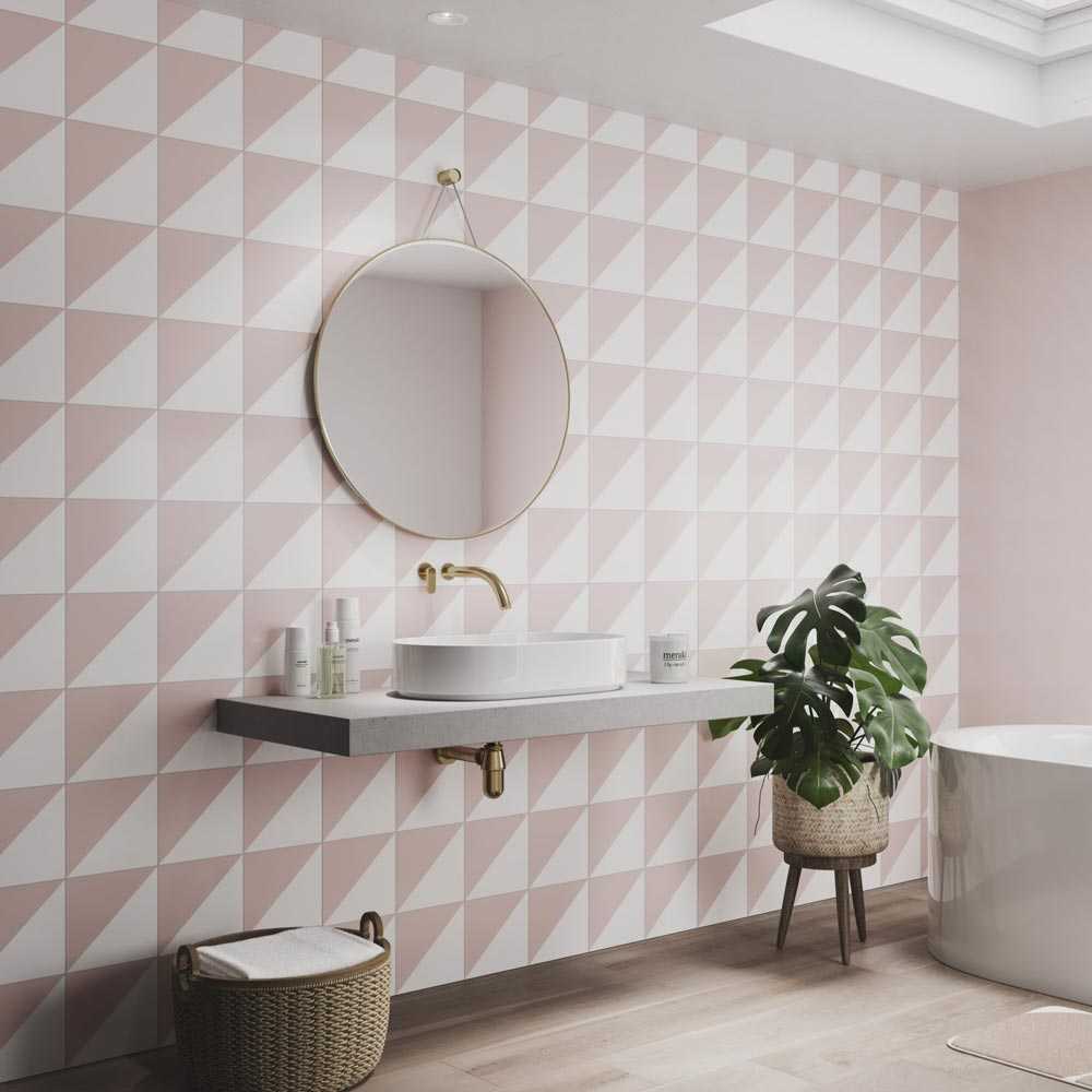 Grafito Tile Blush Showerwall Acrylic Wall Panels