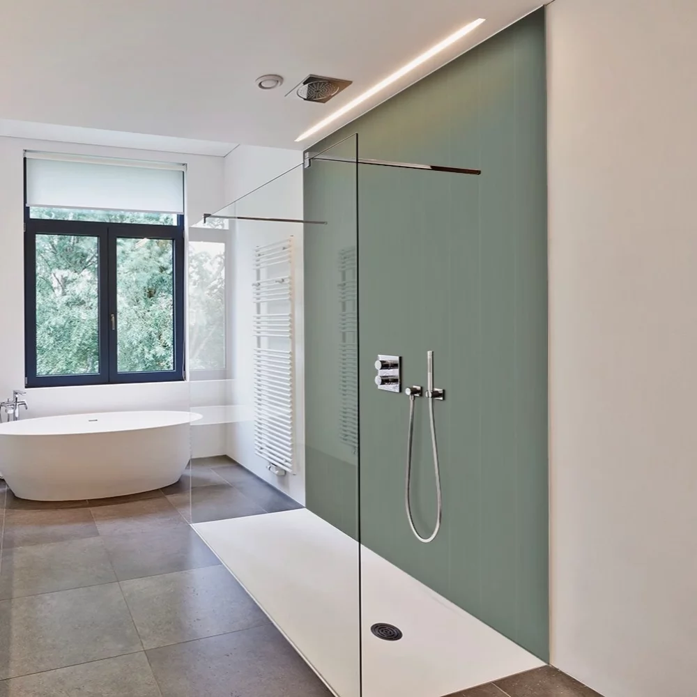 Grained Stone Green Naturepanel Shiplap Slat Wall Panel