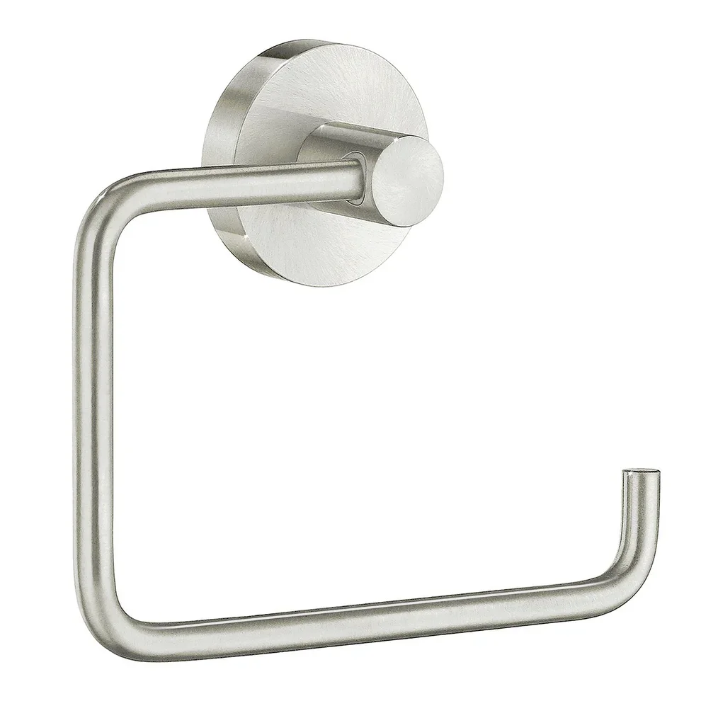 Smedbo Home Brushed Nickel Square Toilet Roll Holder