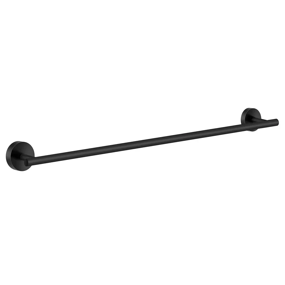 Smedbo Home Matt Black Single Towel Rail
