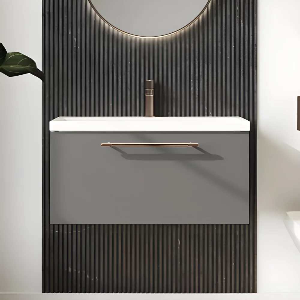 Scudo Muro 800 Dust Grey Wall Hung Vanity Unit