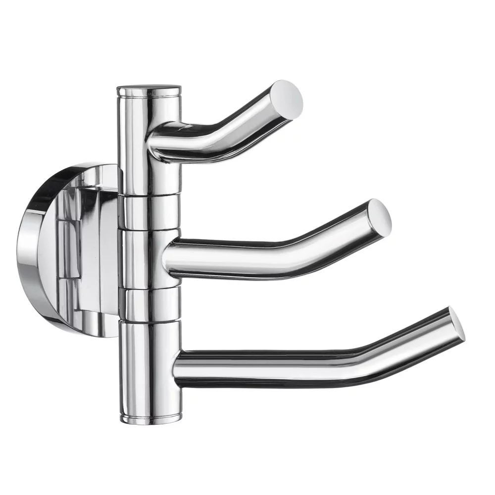 Smedbo Home Chrome Swing Arm Triple Hook
