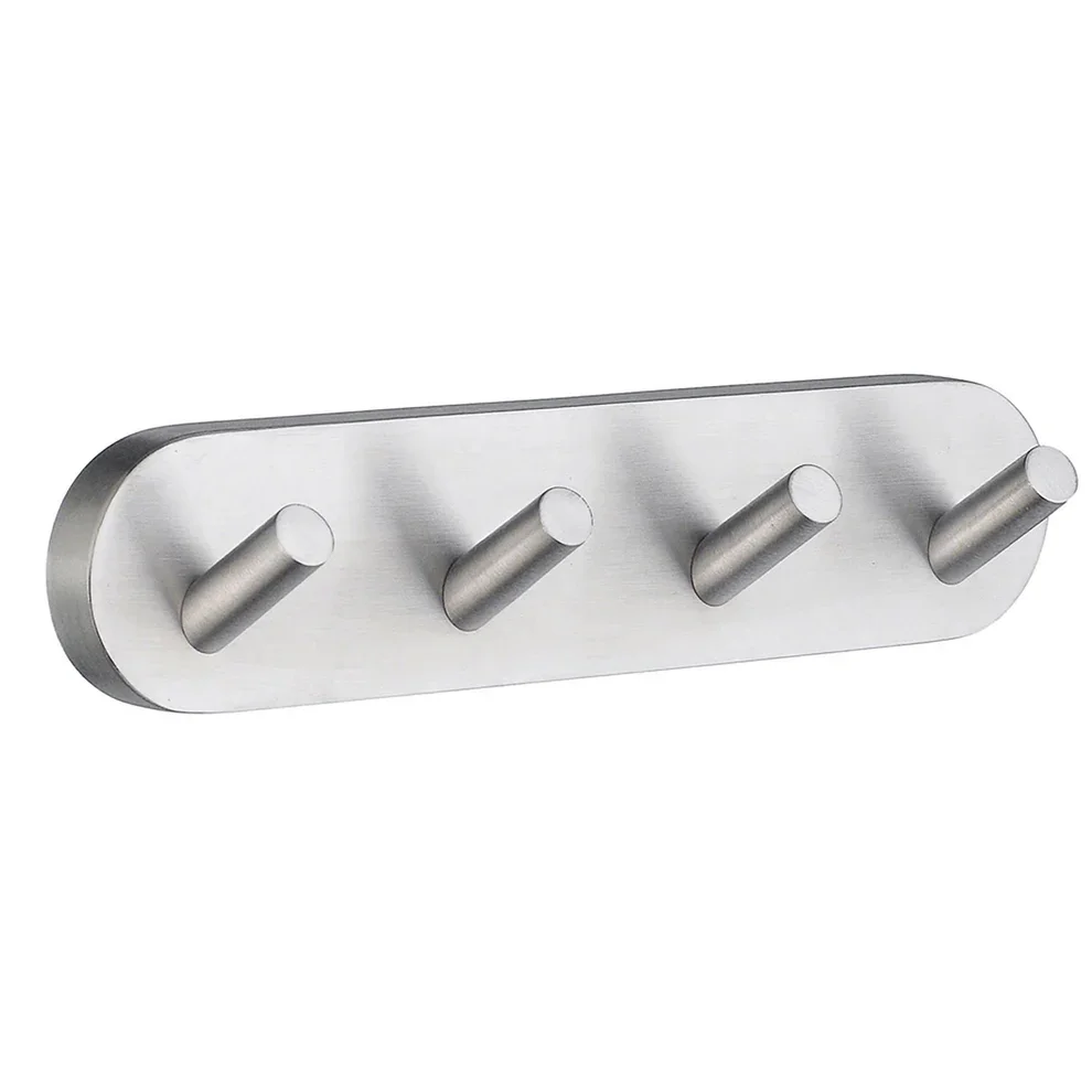 Smedbo Home Brushed Chrome Quadruple Towel Hook