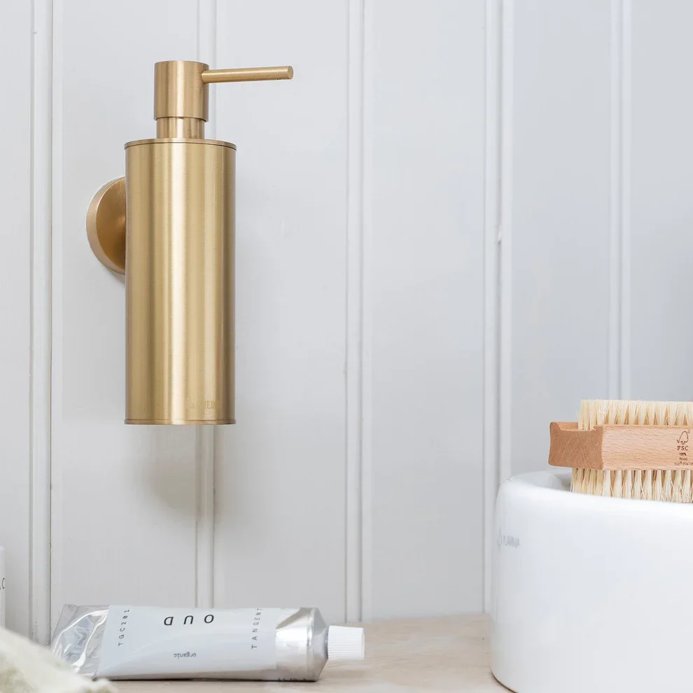 Smedbo Home Brushed Brass Soap Dispenser