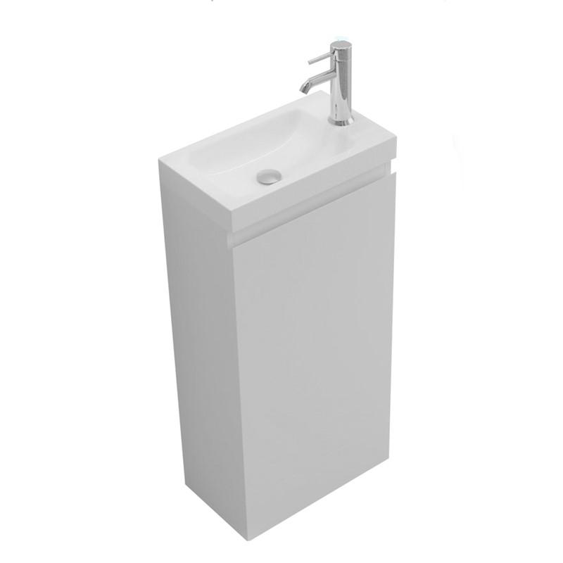 Halite 400mm White Waterproof Vanity Unit with Basin