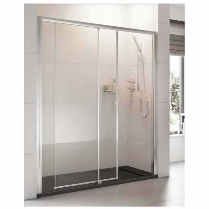 Haven6 1500mm Level Access Sliding Shower Door, Right Hand