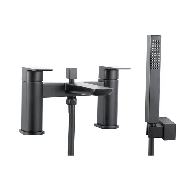 Swan Hazely Electroplated Matt Black Bath Shower Mixer Tap