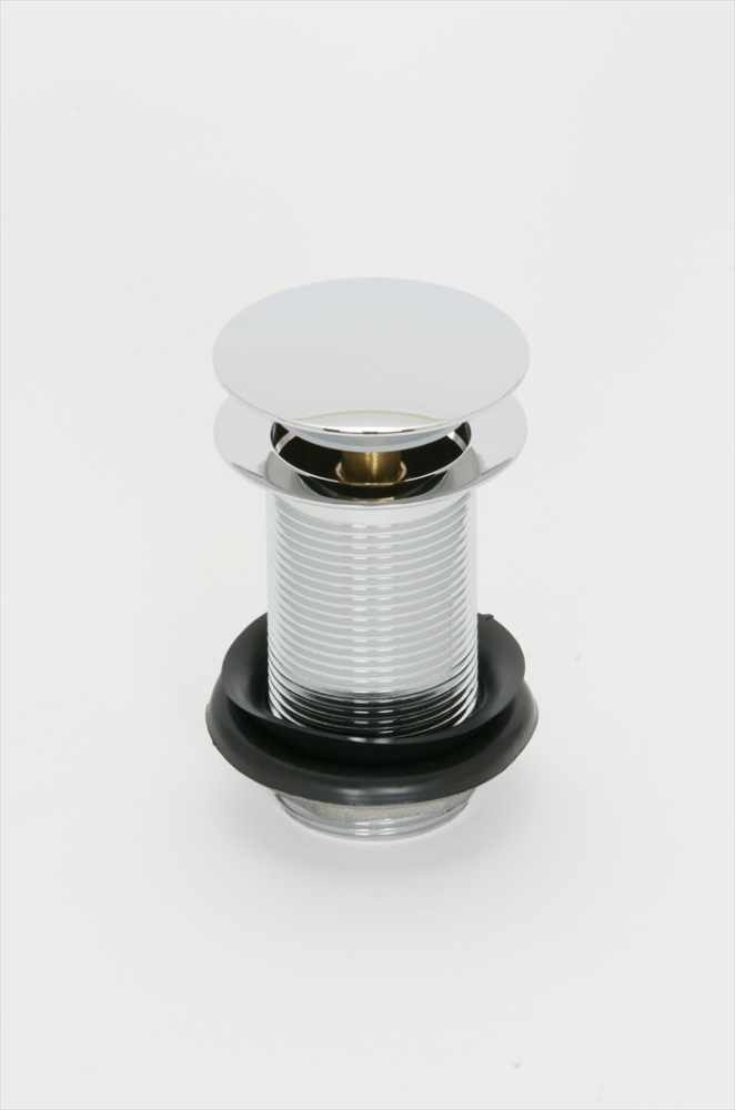 ASP Push button Basin Waste - Unslotted - Clicker / Sprung