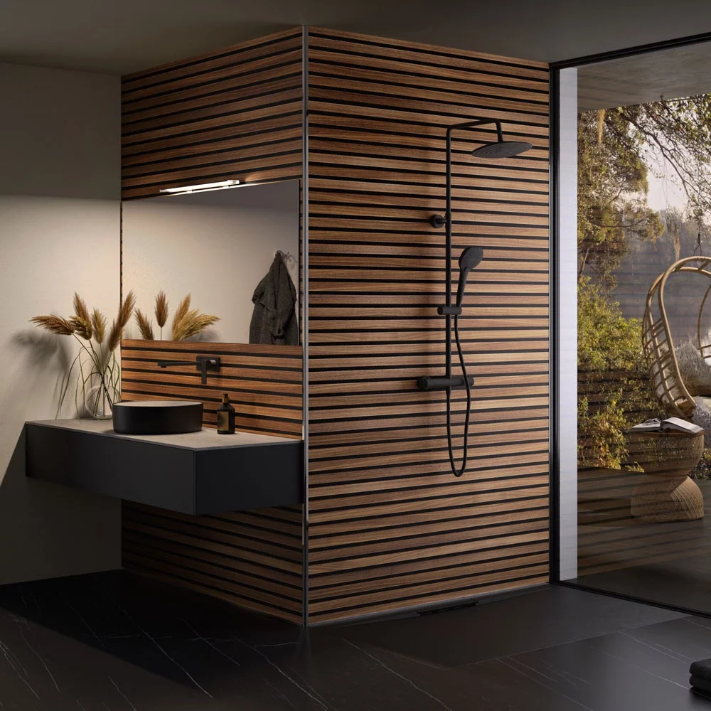 Kinewall Horizontal Wood Design Shower Panel 1250 x 2500mm