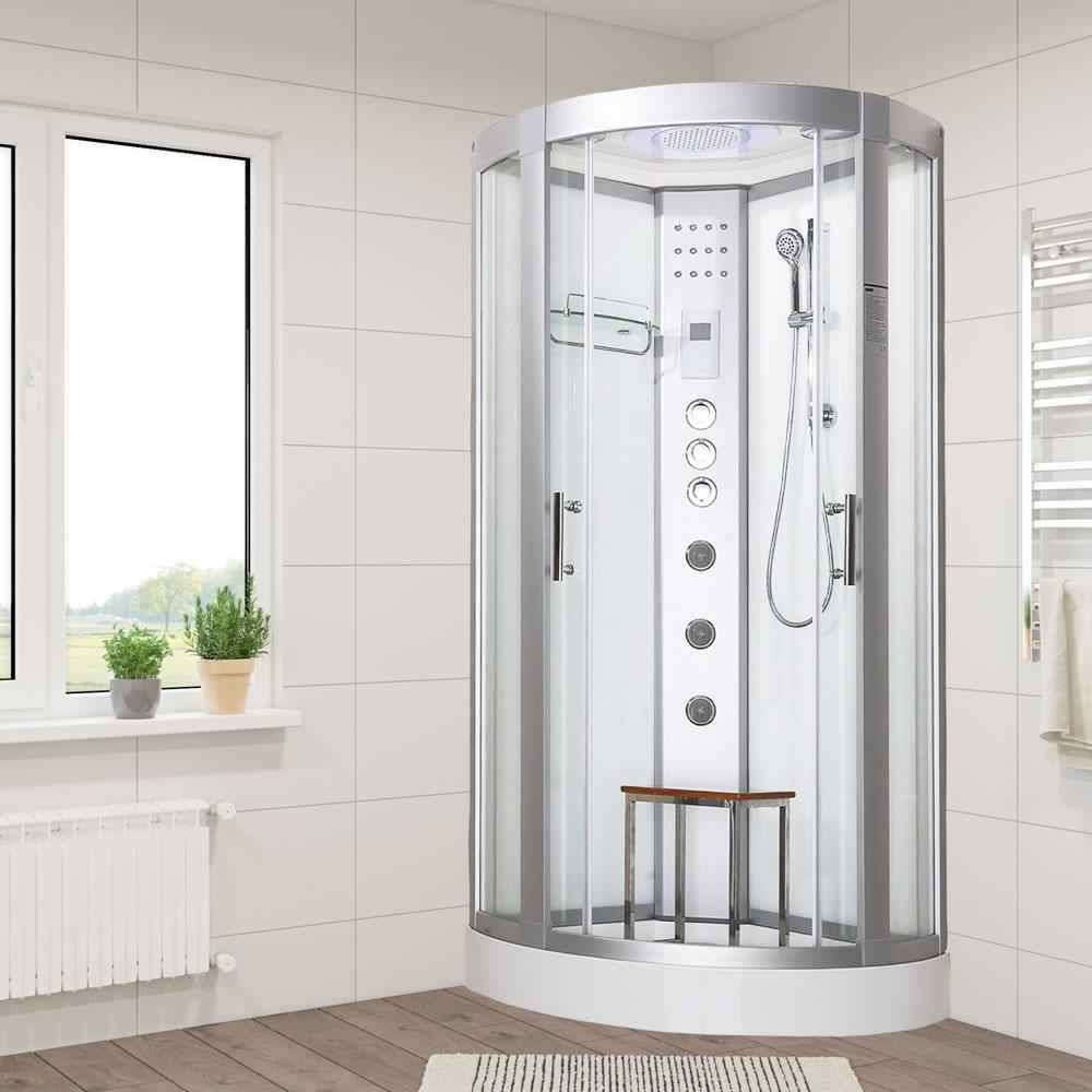 Vidalux Hydro Plus 900 Hydro Massage Shower Cabin - 900 x 900mm 