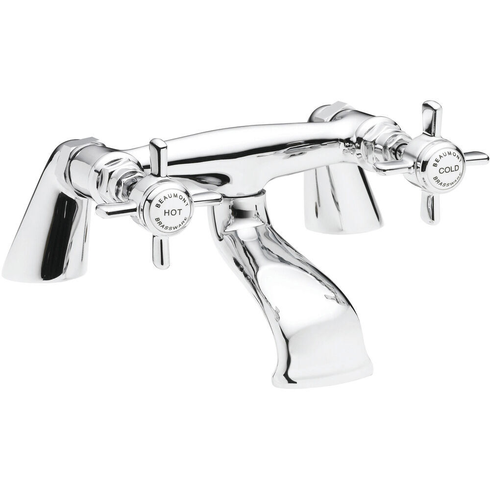 nuie Beaumont Chrome Bath Filler