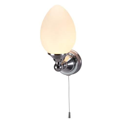 Edwardian Traditional Single Eliptical Bathroom Wall Light - T52