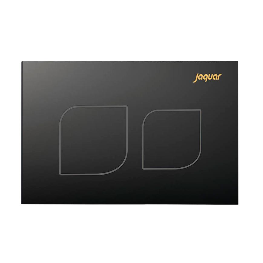 Alive Matt Black Flush Plate by Jaquar