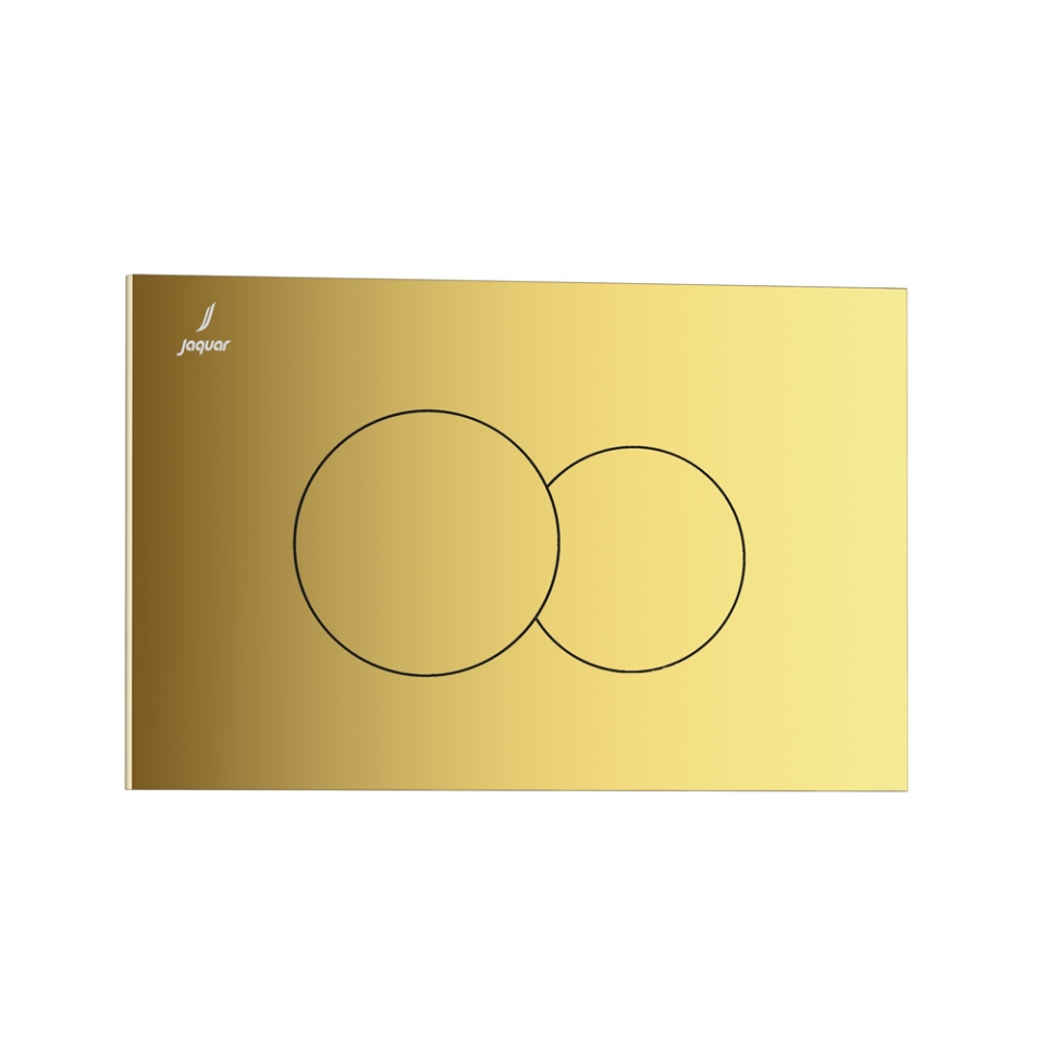 Jaquar Bright Gold PVD Opal Prime Flush Plate