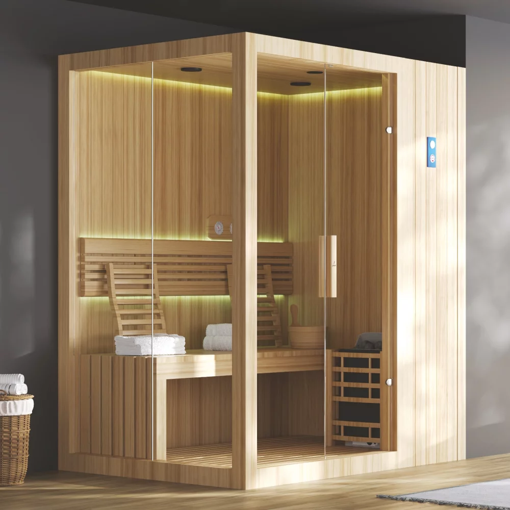 Jaquar Kubix Two Person Traditional Home Sauna