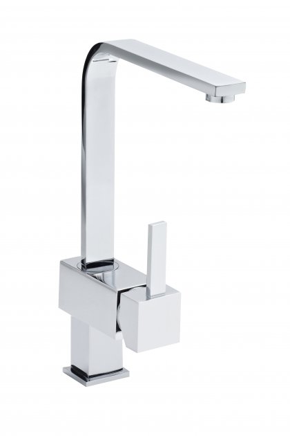 Ultra Square Chrome Side Action Kitchen Tap KC312