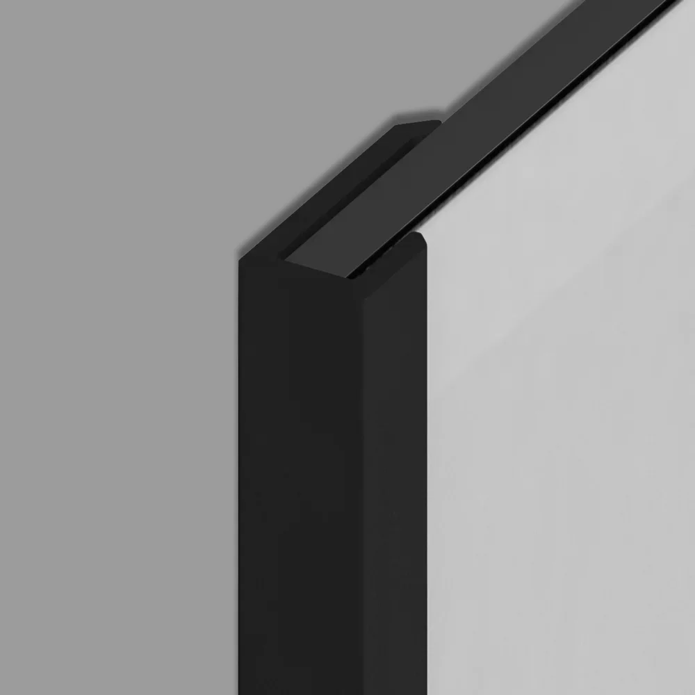 Kinewall End U Caps Black Pair