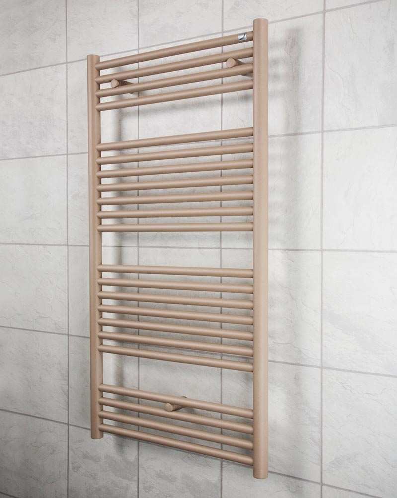 Zehnder Klaro 1148 x 450 Towel Radiator - Quartz Beige