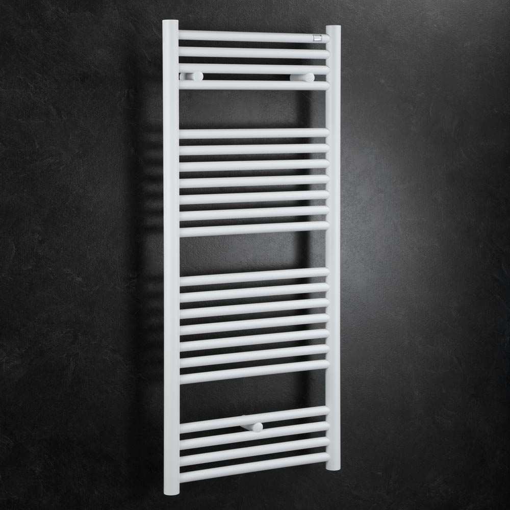 Zehnder Klaro 1466 x 500 Towel Radiator - White Quartz