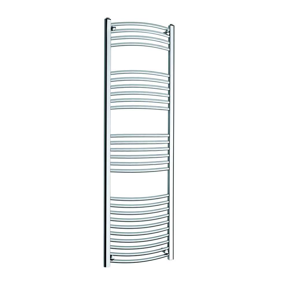 Kartell 300 x 1600mm Curved Chrome Towel Radiator - CTR316C