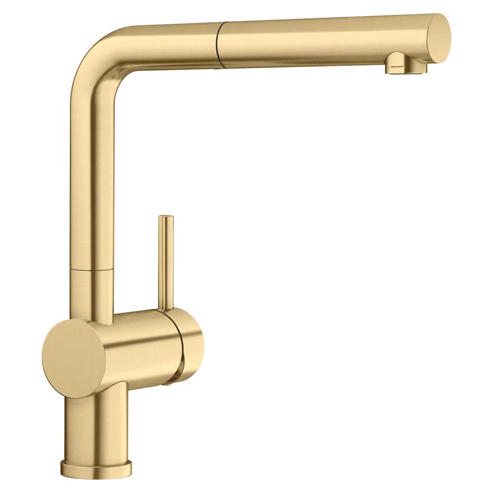 Blanco Linus S Satin Gold Kitchen Tap