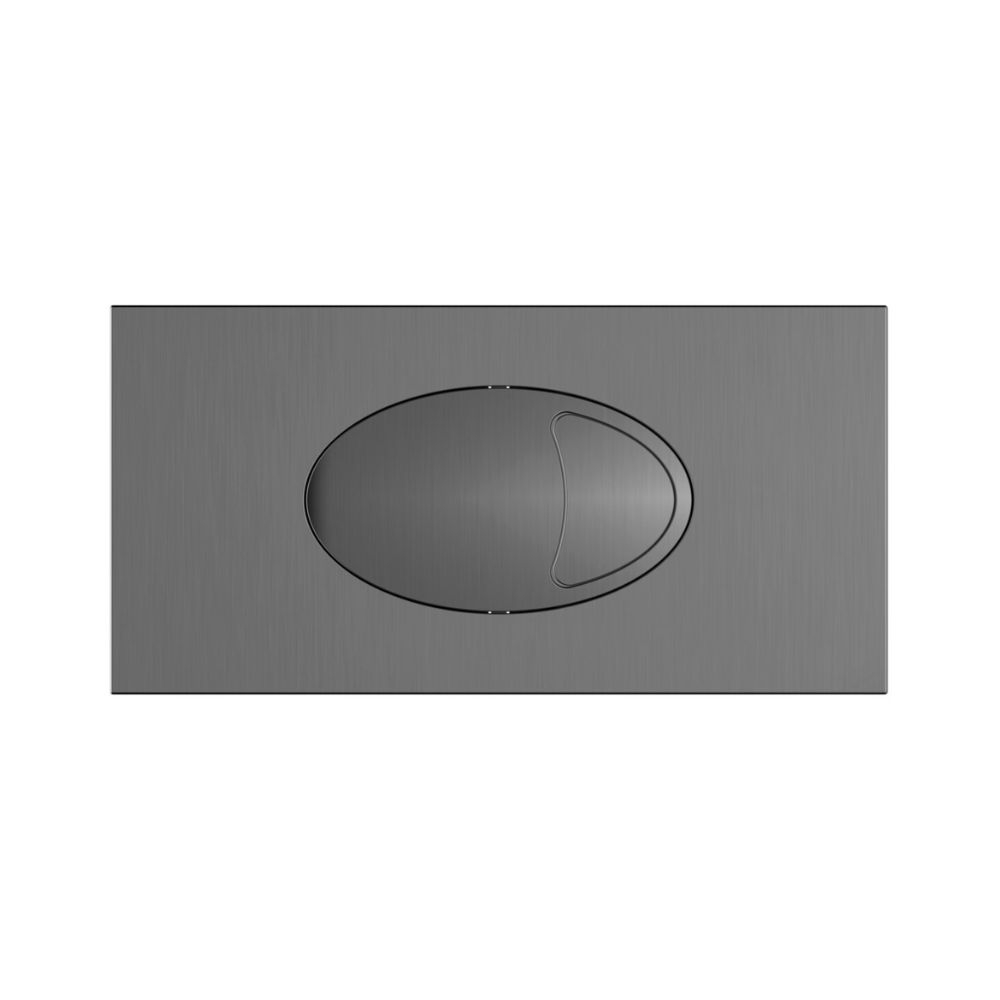Large Gunmetal Dual Flush Button and Access Panel - Scudo