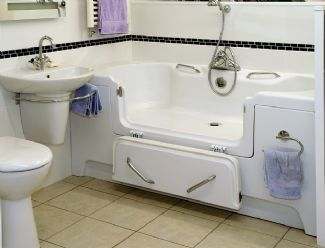 Layezee Bath - Raised Easy Access Bath Including Front Panel (1680 x 740mm)