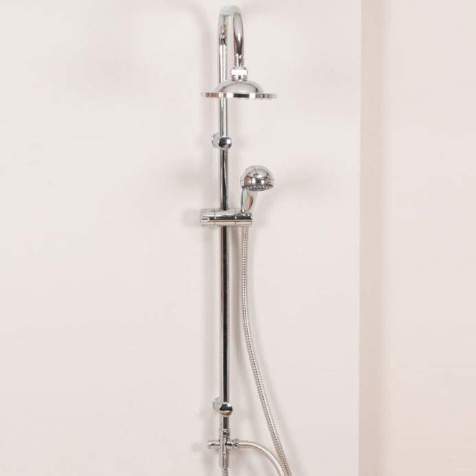 Leven Chrome Retro Fit Overhead Shower Kit