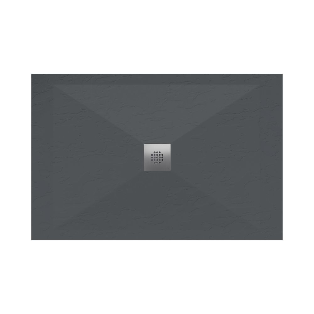Lujo Stone 1400 x 900mm Anthracite Slate Shower Tray - Cut to Size