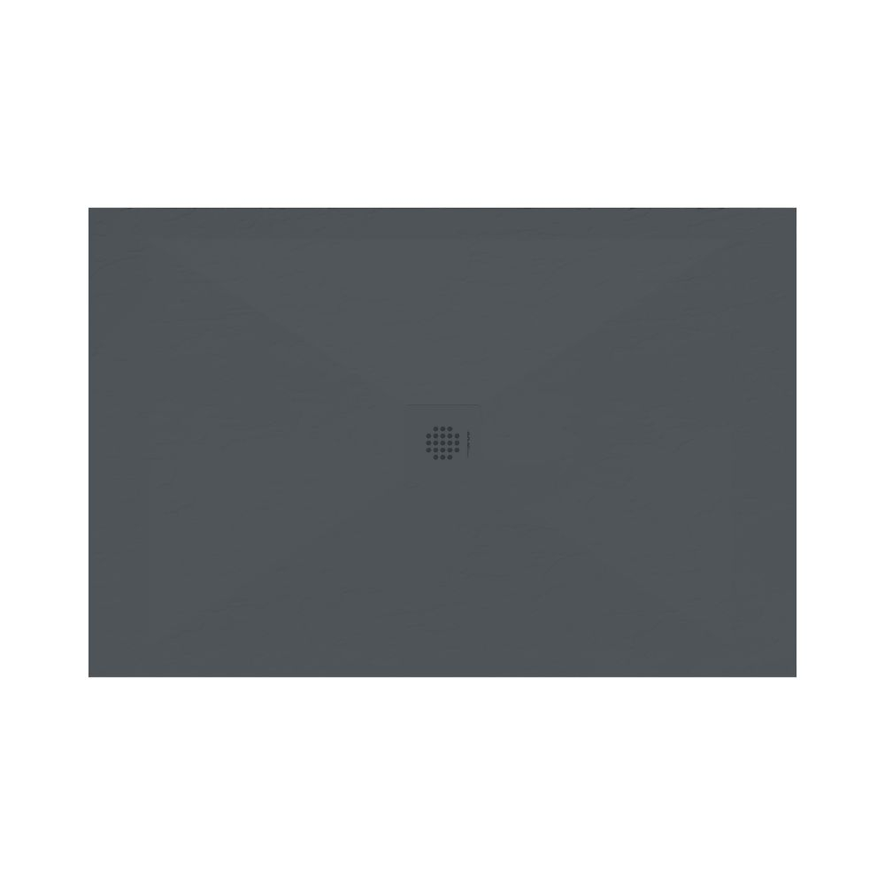 Lujo Stone Centro 1600 x 900mm Anthracite Slate Shower Tray - Cut To Size