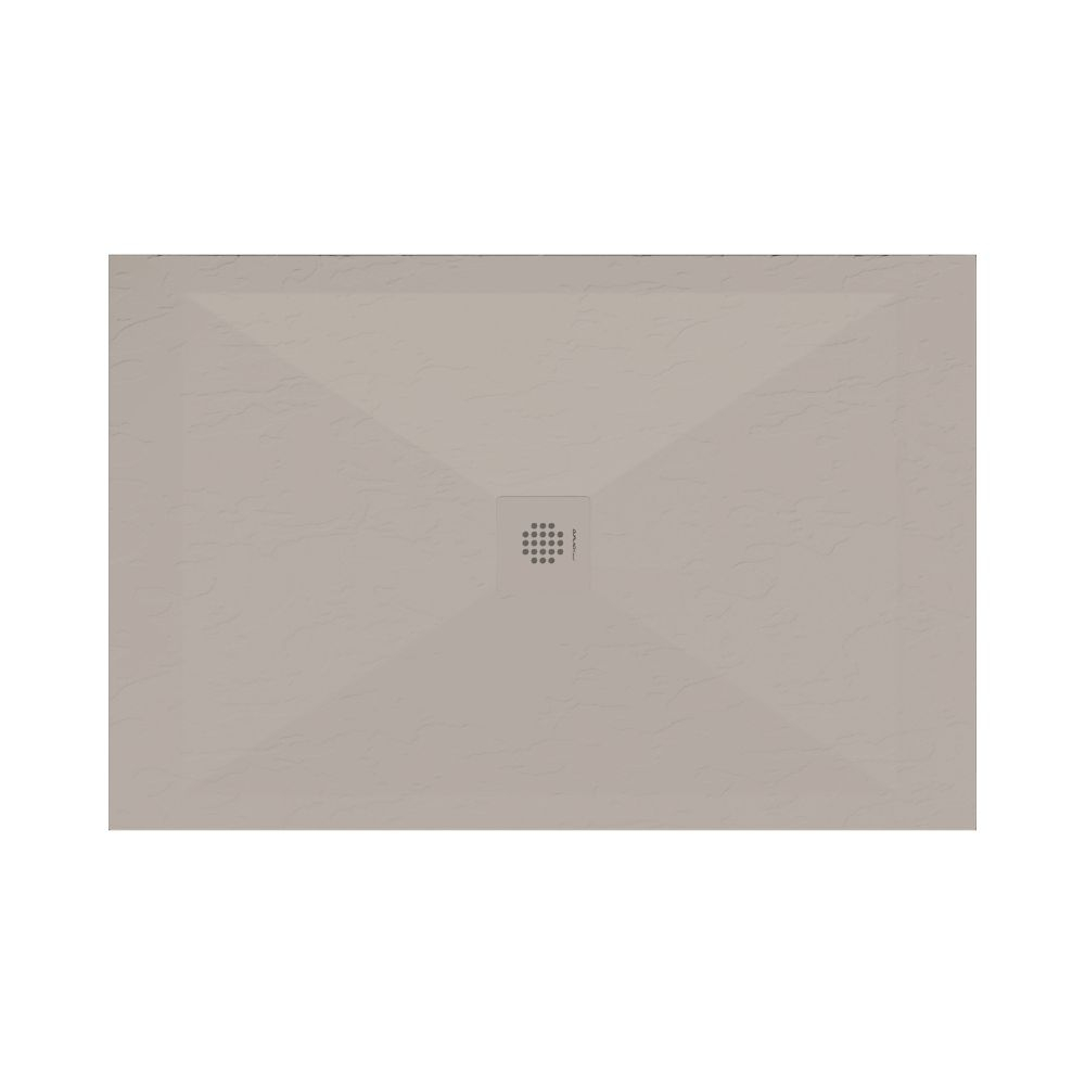 Lujo Stone Centro 1200 x 800mm Sand Slate Shower Tray - Cut To Size