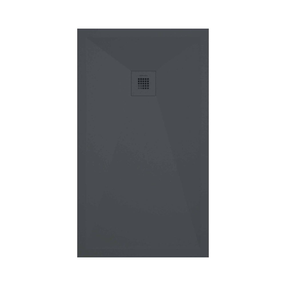 Lujo Stone Fin 1600 x 800mm Anthracite Slate Shower Tray - Cut to Size