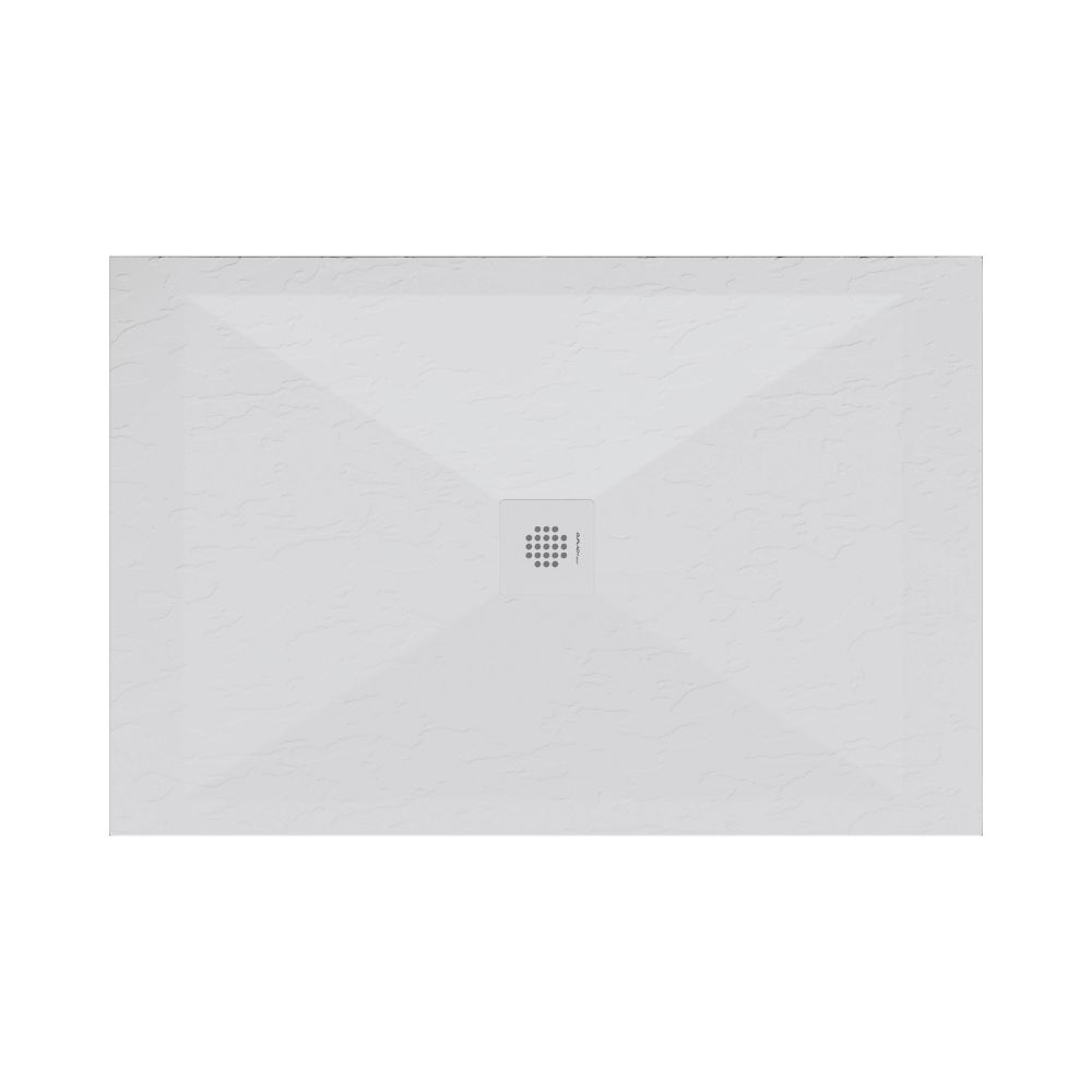 Lujo Stone Centro 1700 x 800mm Grey Slate Shower Tray - Cut To Size