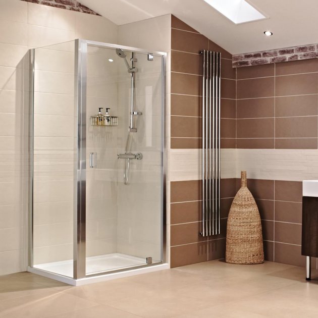 Roman Lumin8 Pivot Shower Door 1000mm