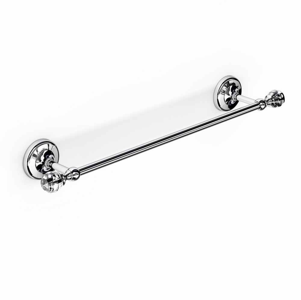 Oriental Crystal 600mm Towel Rail - Chrome, Gold or Black Chrome