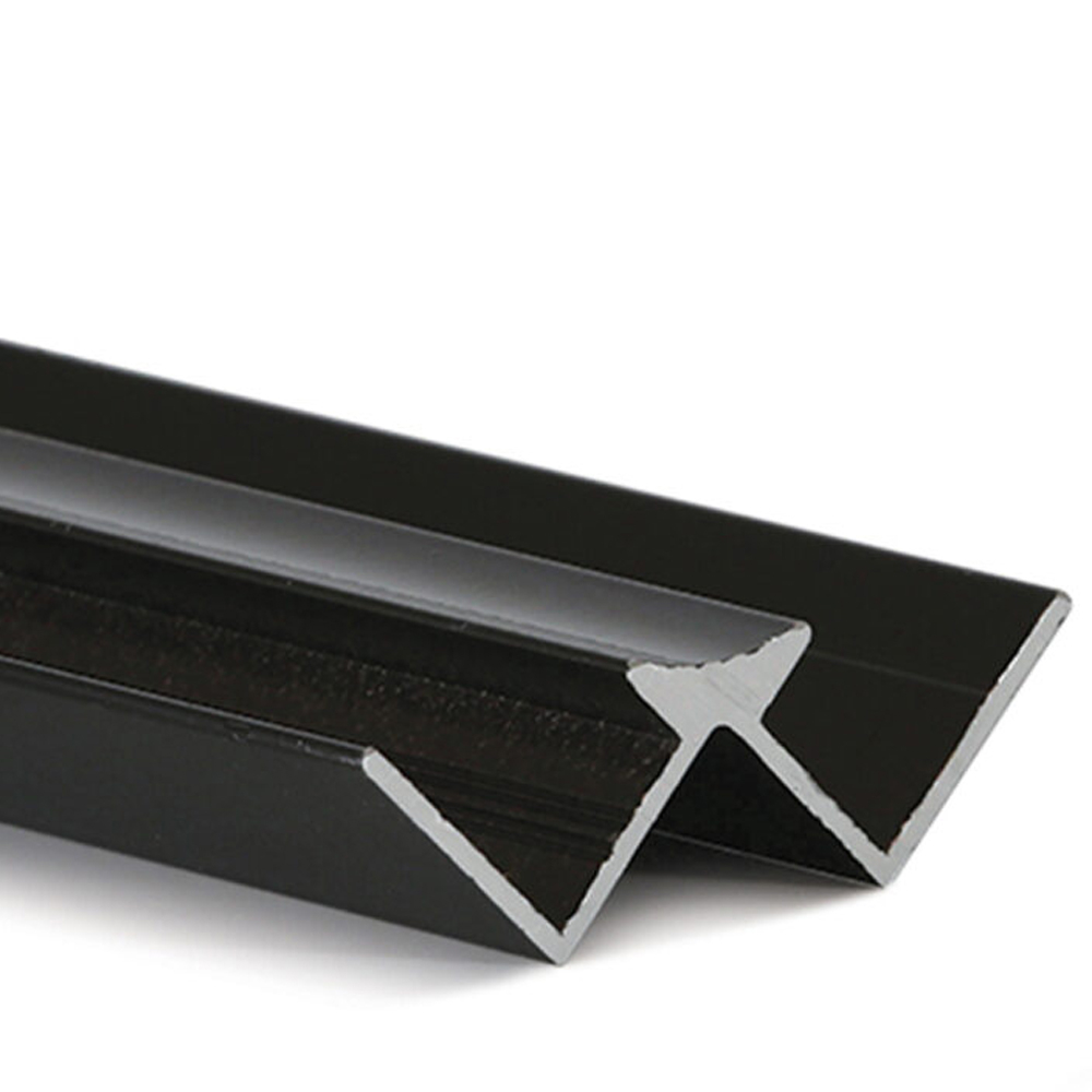 MEGAboard Aluminium Black Internal Corner - 2400mm