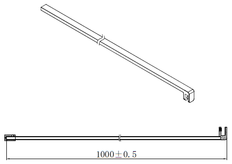 Lancia Minos Gunmetal Wall Support Arm