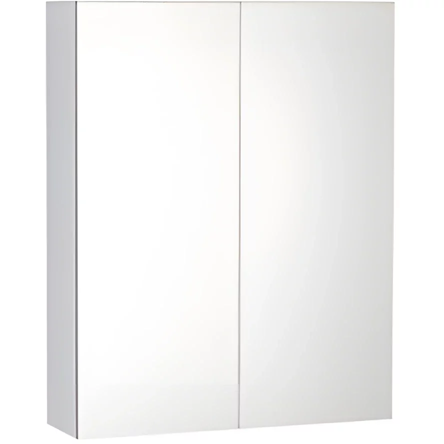 Marina Gloss White Waterproof Mirror Cabinet