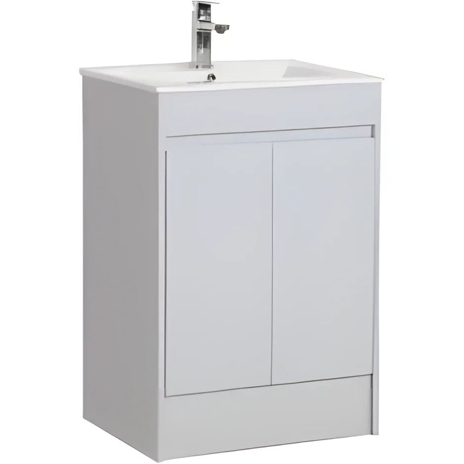 Mercia 600mm Light Grey 2 Door Waterproof Vanity Unit
