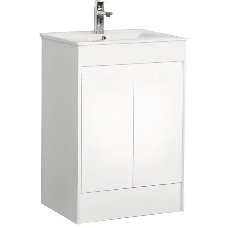 Mercia 600mm White 2 Door Waterproof Vanity Unit