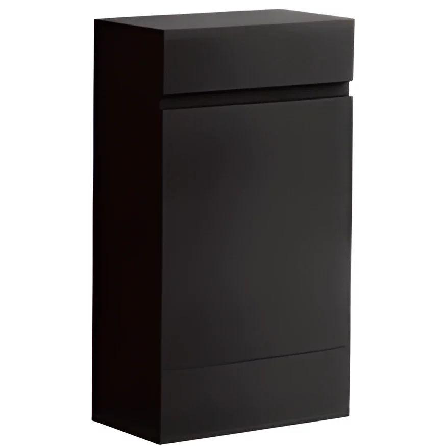 Mercia 550mm Matt Black Waterproof WC Unit