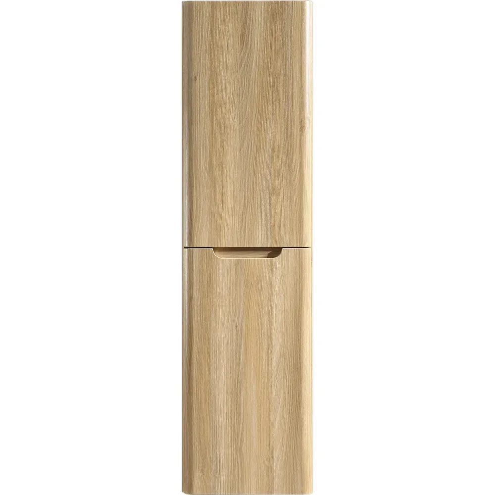 Tailored Monza 400mm Country Oak Wall Hung Tall Boy